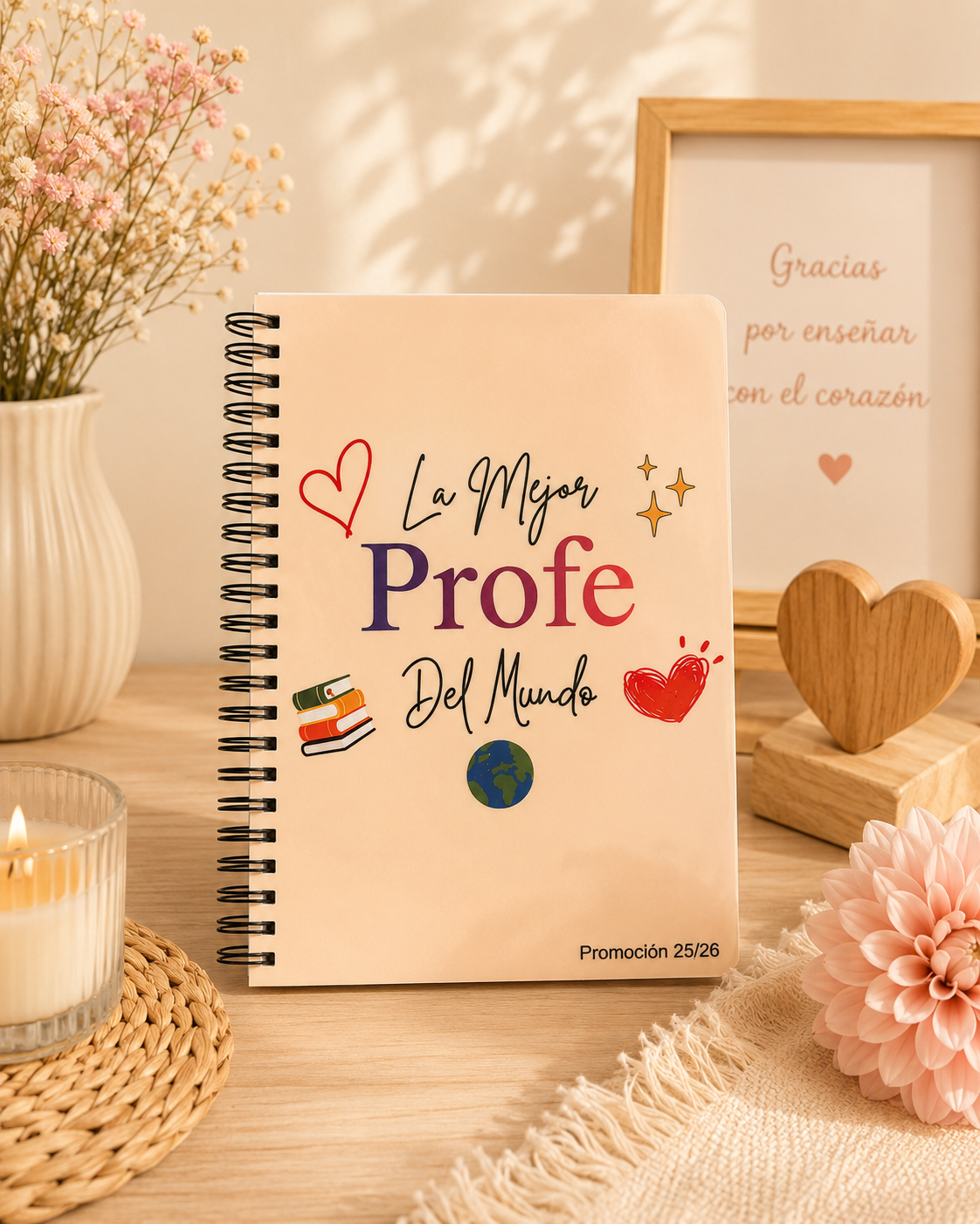 Agenda Personalizada para Profesora – “La Mejor Profe del Mundo”