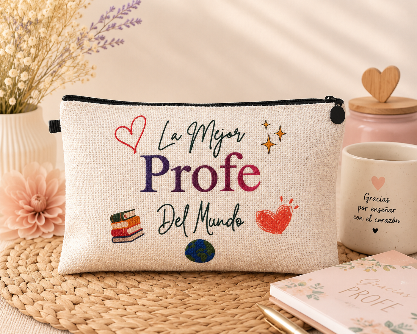 Neceser Personalizado para Profesora – “La Mejor Profe del Mundo”
